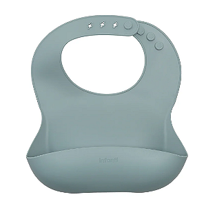 Babador em Silicone Verde - Infantu