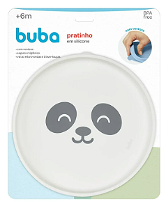 Pratinho Em Silicone Com Ventosa Gummy Off-white  -buba