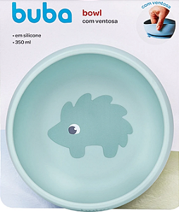 Bowl em Silicone com Ventosa Cloudy Verde  - Buba