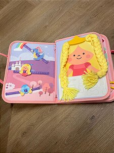 Livro de Atividades em Feltro Princesa - Buba