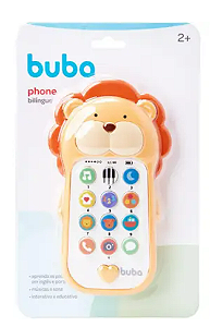 Brinquedo Phone Bilíngue Zoo Leão - Buba