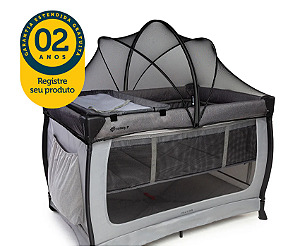 Berço portátil desmontável Falcon Safety Grey Night
