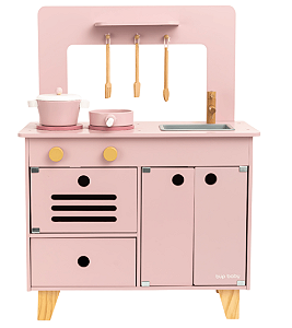 Brinquedo De Madeira Cozinha Rosa Büp Baby