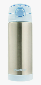 Garrafa Térmica Aço Inox Escovado Infantil 400ml Pimpolho