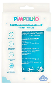 Bolsa Térmica Instantânea Em Gel Unissex Pimpolho