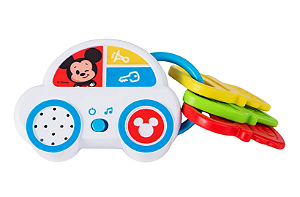 Chaveiro Fusca Musical Com Mordedor - Disney Baby - Colorida