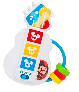 Guitarra Musical Com Mordedor - Disney Baby - Colorido
