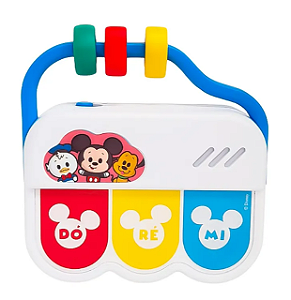 Teclado Musical Com Mordedor - Disney Baby - Colorido