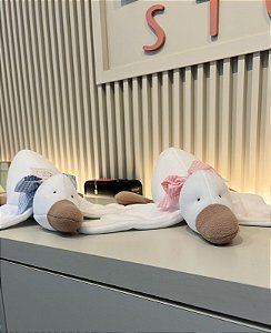 Ganso com Laço Colorido