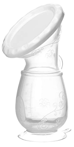 Coletor De Leite Materno Silicone Com Tampa Ventosa - Pimpolho