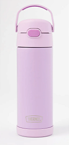 Garrafa Térmica Infantil Funtainer Rosa Thermos - 470ml