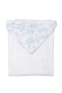 Toalha com Capuz e Fralda Azul - Coquelicot