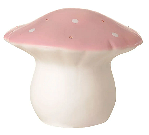Luminária Abajur Infantil Cogumelo Rosa Bebê Média Egmont Toys