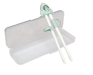 Hashi para Treinamento Kids Elefante Ollie Verde Menta (com Case)