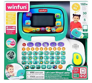 Winfun - Aprendendo Com O Laptop - Bilingue - Yestoys