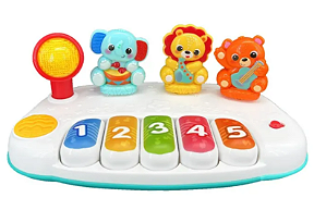 Piano Amigos da Selva - Winfun - Colorido