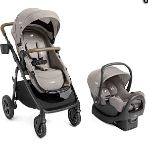 Carrinho de bebê Ginger Travel System (Bege Mocha) - Joie
