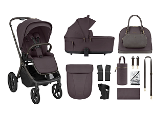 Carrinho de Bebê Goya Platinum Merlot