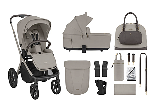 Carrinho de Bebê Platinum Goya Champanhe