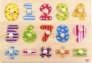 Encaixe Numeros - Com Pino