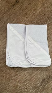 Kit 1 Fralda de Ombro + 2 Fraldas de Boca Cordone Branco