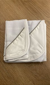 Kit 1 Fralda de Ombro + 2 Fraldas de Boca Cordone Stone