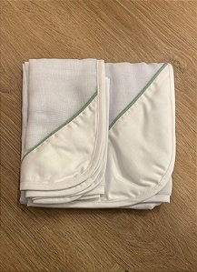 Kit 1 Fralda de Ombro + 2 Fraldas de Boca Cordone Verde