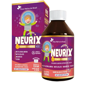 Neurix (B12, Ferro,Metilfolato e Magnésio) 150Ml Sabor Salada de Frutas Fnb