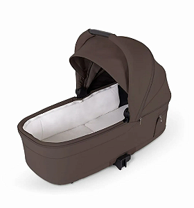 Moisés Dobrável Chocolate Para Nia Silver Cross