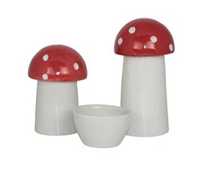 KIT DE HIGIENE COGUMELO VERMELHO