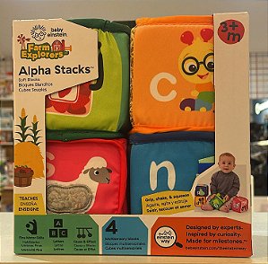 Brinquedos Blocos de Empilhar da Fazenda - Baby Einstein