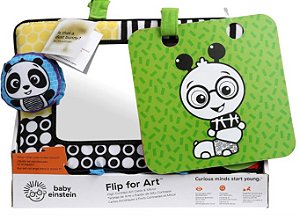 Espelho de Atividades para Bebês Baby Einstein Flip For Art