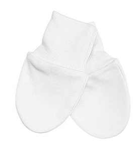 Kit Luvinha Laço Bebê Bamboo Branco