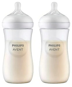 Kit 2 Mamadeiras 3.0 Pétala 330ml Pack Duplo Philips Avent - SCY906/02