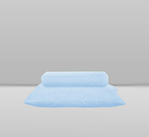 Jogo de Berço Laço Bebê Marshmallow Azul