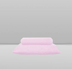 Jogo de Berço Laço Bebê Marshmallow Rosa