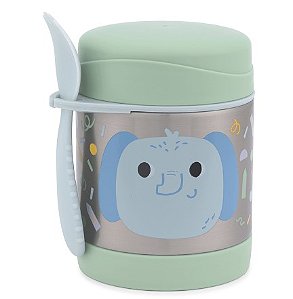 Pote Térmico com Talher Besties Elefante Skip Hop