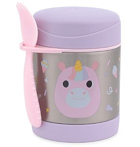 Pote Térmico com Talher Besties Unicórnio Skip Hop