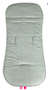 Capa para Carrinho de Bebê Chambray Mesclado Verde