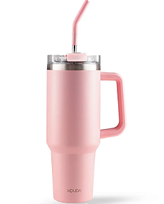 Caneca Térmica Kouda Vik - 1200ml - Rosa Claro