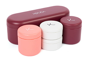 Conjunto de Porta Snacks Bento Petit - Marsala