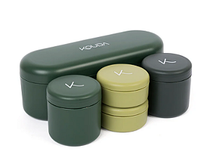 Conjunto de Porta Snacks Bento Petit - Verde