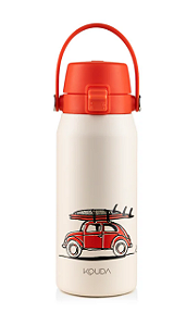 Garrafa Térmica Kouda Vega 500ml - Surfer Beetle - R. Casado - Off White