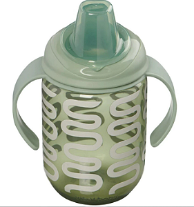 Copo Hydrate Easy Bico Silicone Alça Moss 350ml Vital Baby