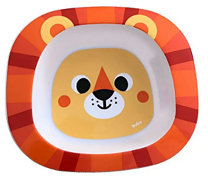 Pratinho Tigela Bowl Infantil Bubazoo Leãozinho Buba