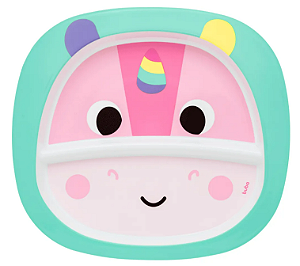 Pratinho Tigela Bowl Infantil Bubazoo Unicornio Buba