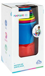 Brinquedo De Empilhar Unissex Pimpolho - Colorido