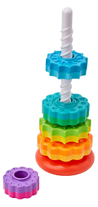 Torre De Empilhar Atividades Brinquedo Bebê Infantil Buba