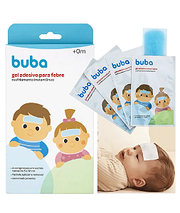 Gel Adesivo Para Febre Resfriamento Instantâneo - Buba