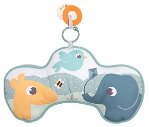 Almofada De Atividades Tummy Time Cloudy Com Mordedor Buba